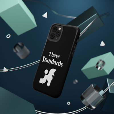 I have Standards - Poodle - Drop Resistant Case for Dog Groomer Cell Phone