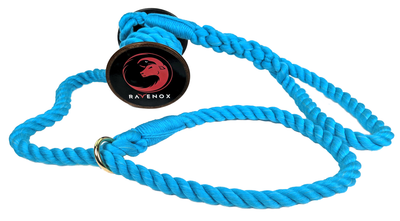 Twisted Cotton Rope Dog Leash Slip Lead by Ravenox for Small, Medium and Large Dogs (Multiple Colors)
